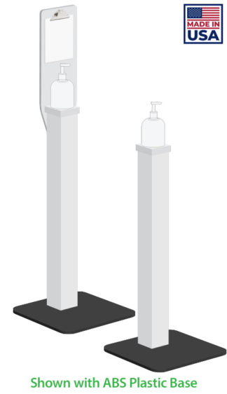 Sanitizer Stand with Pump Bottle Dispenser